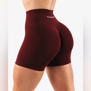 Alphalete Amplify Contour Short 5” - New Burgundy - Size M